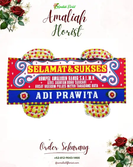 Papan Bunga Ucapan Selamat Tegalretno